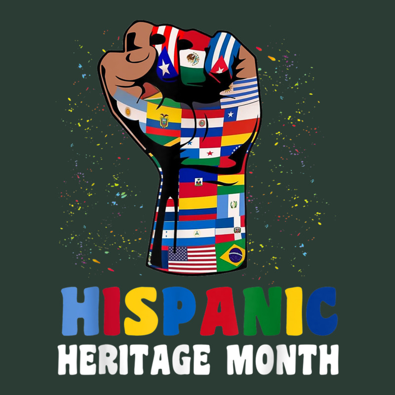 Hispanic Heritage Month Colorful Countries Flags Latinx Hand T Shirt Fashion Visor by cm-arts | Artistshot