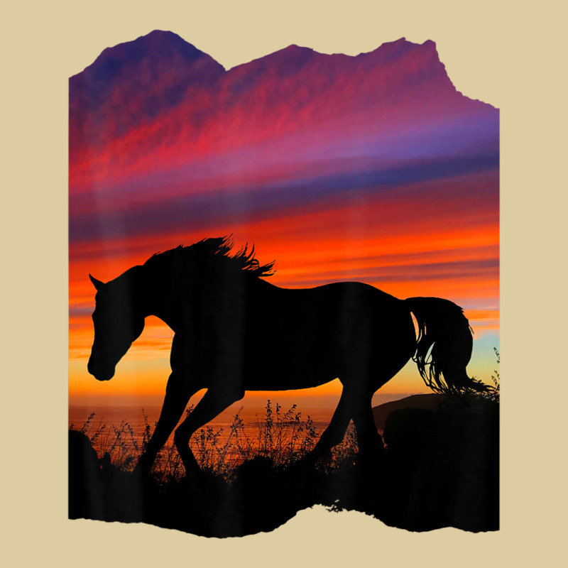 Beautiful Arabian Horse Sunset Silhouette Orange Purple Blue Fashion Visor by cm-arts | Artistshot