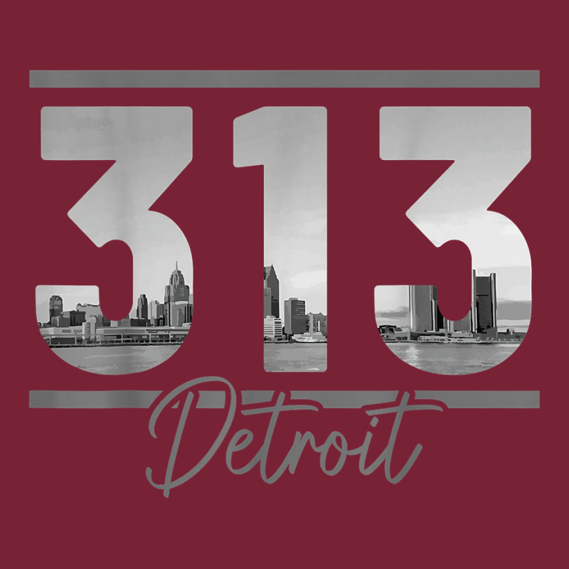 Detroit 313 Area Code Skyline Michigan Vintage T Shirt Nike Dri-FIT Cap by nejnda | Artistshot