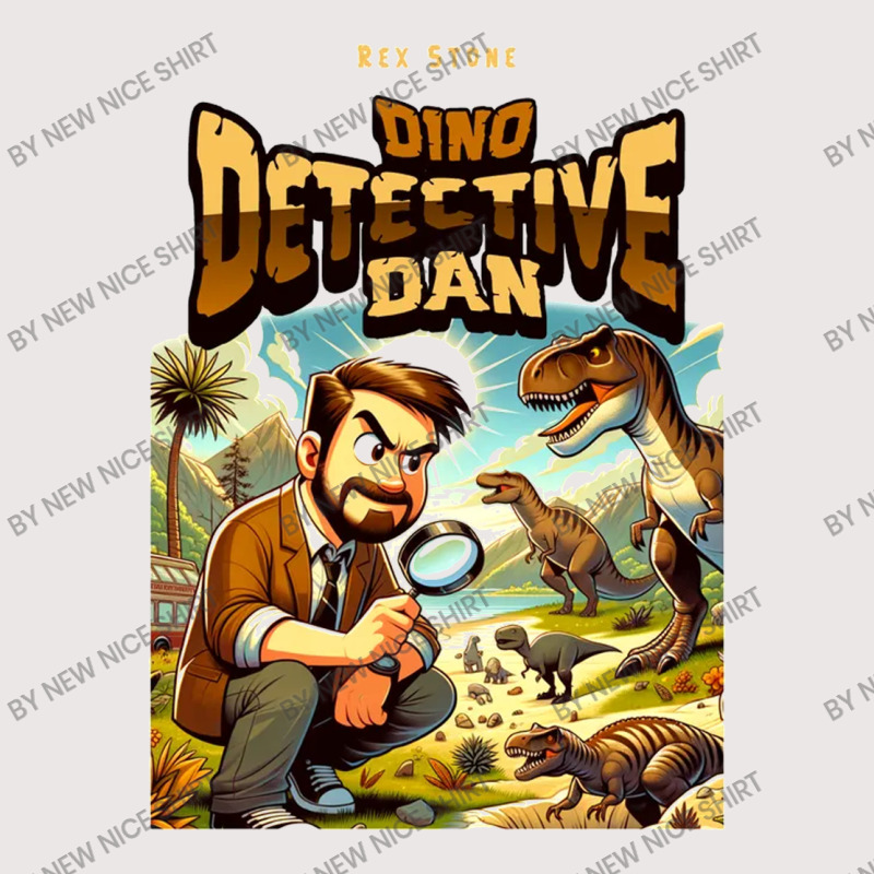 Dino Detective Dan Pocket T-Shirt by New Nice Shirt | Artistshot