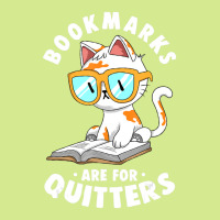 Bookmarks Are For Quitters Cute Nerdy Kitty Bookworm Retro Trucker Cap | Artistshot