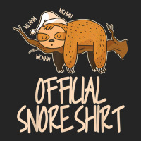 Official Snore Shirt Pajamas Sloth Sleep & Snoring Unisex Hoodie | Artistshot