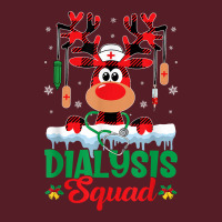 Christmas Dialysis Squad Nurse Reindeer Buffalo Plaid Red T Shirt Retro Trucker Cap | Artistshot