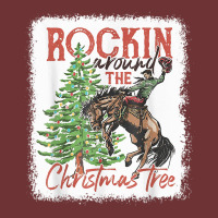 Rocking Around The Christmas Tree Christmas Cowboy Horse T Shirt Seamless Cap | Artistshot