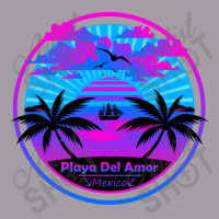 Playa Del Amor Beach Mexico Palm Trees Sunset Summer Tee Seamless Cap | Artistshot