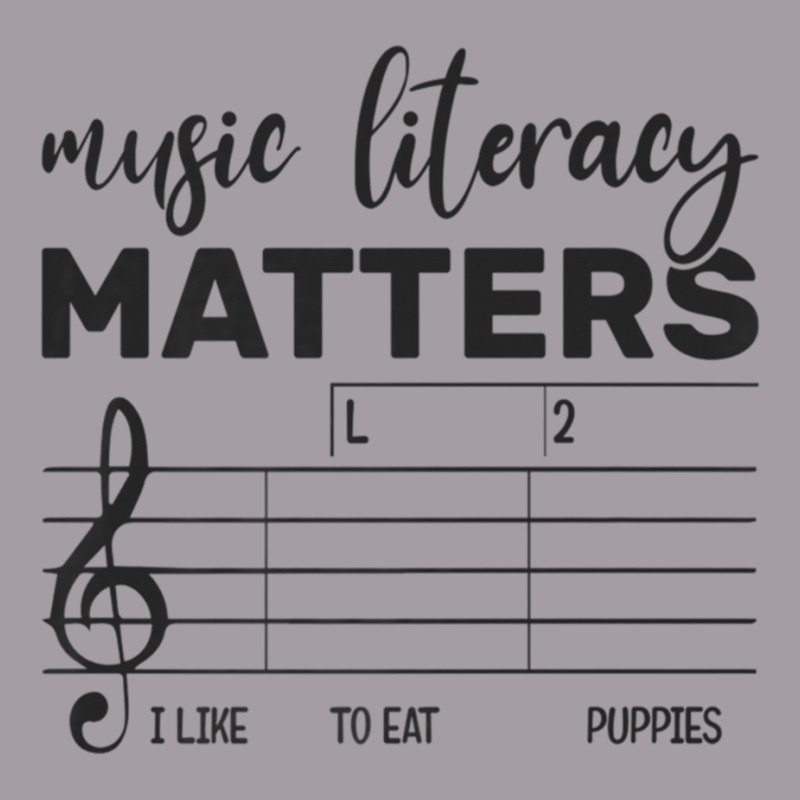 Music Literacy Matters I Like To Eat Puppies Music Literacy Seamless Cap by PAULAWRENCE | Artistshot