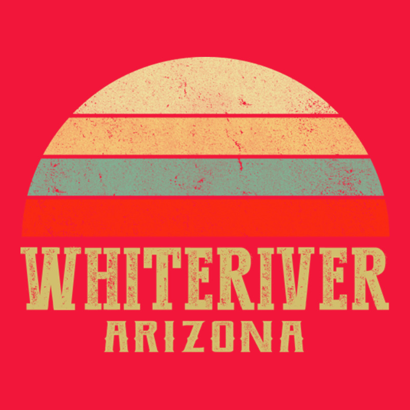 Whiteriver Arizona Vintage Retro Sunset Seamless Cap by JeremyHurley | Artistshot