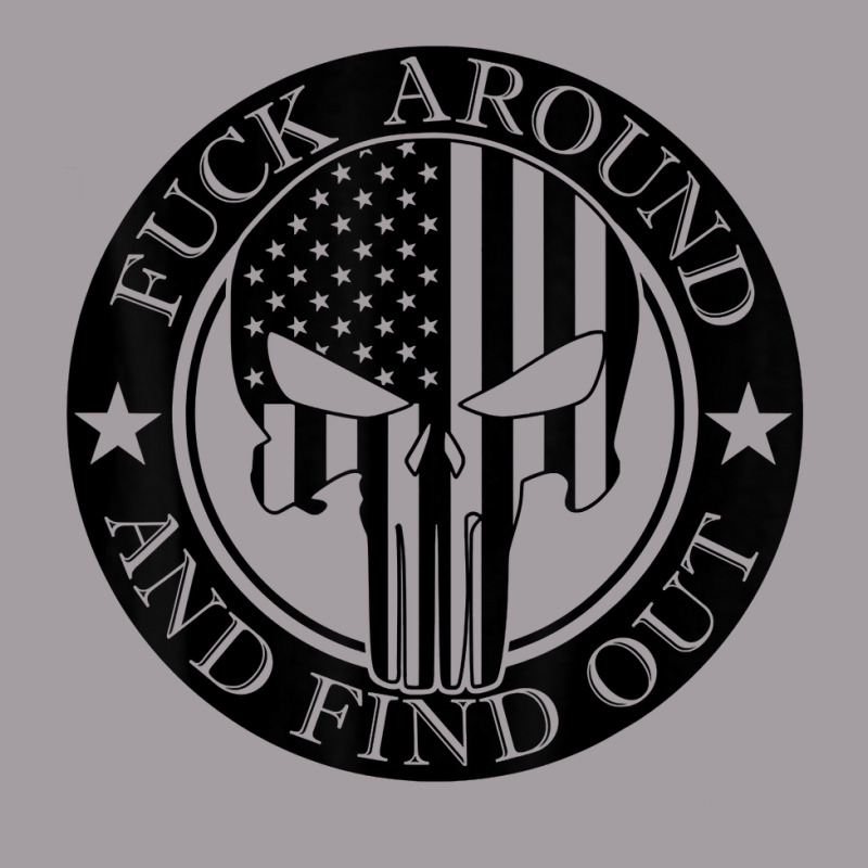 Fuck Around And Find Out Usa Military American Flag Skull T Shirt Seamless Cap by diles | Artistshot