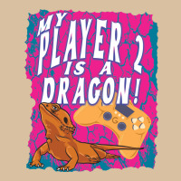 My Player 2 Is A Dragon! Video Game Players Bearded Dragon Sweatshirt Foam Snapback Hat | Artistshot