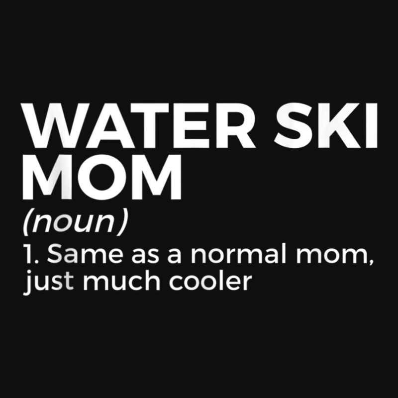 Water Ski Mom Definition Funny Waterskiing Tank Top Foam Snapback hat by cm-arts | Artistshot