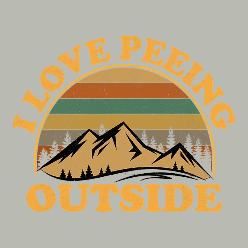 I Love Peeing Outside Funny Camping Hiking Pa Trucker Cap by VictorCruz | Artistshot