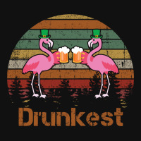 Drunkest Flamingo Patricks Baby Beanies | Artistshot