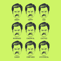 Ron Swanson Emotions Parks And Recreation Fashion Visor | Artistshot