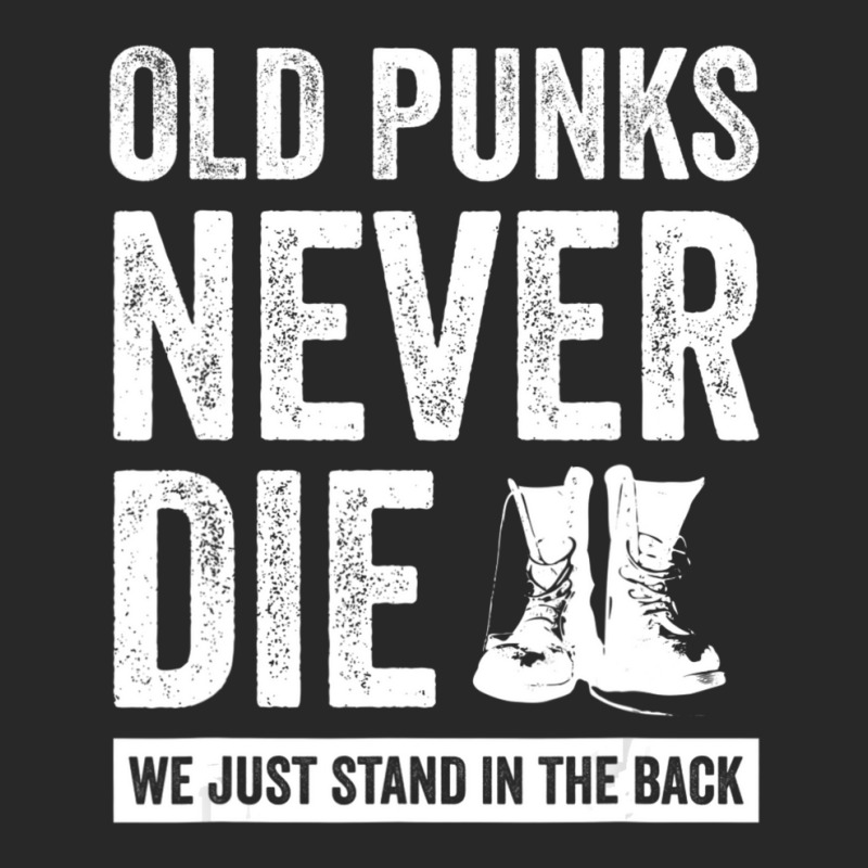 Old Punks Never Die We Stand In The Back Punk Rocker Music Fashion Visor by cm-arts | Artistshot