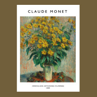 Claude Monet - Yellow Artichoke Flowers Retro Trucker Cap | Artistshot