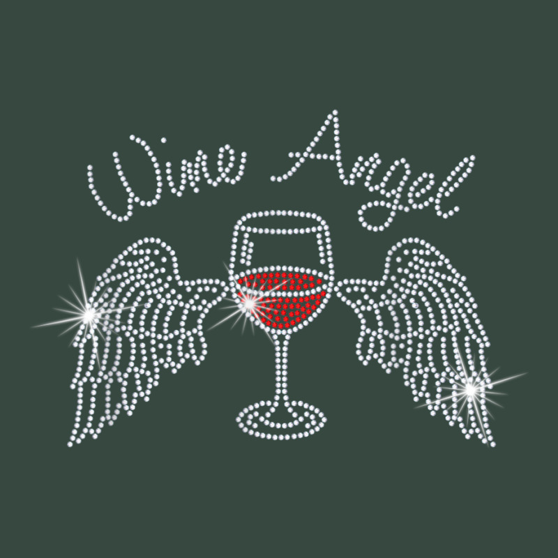 Woman Wine Angel Bling Rhinestone Funny Christian Tee T Shirt Seamless Cap by jessen | Artistshot