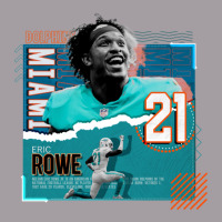 Eric Rowe Football Paper Poster Dolphins Seamless Cap | Artistshot