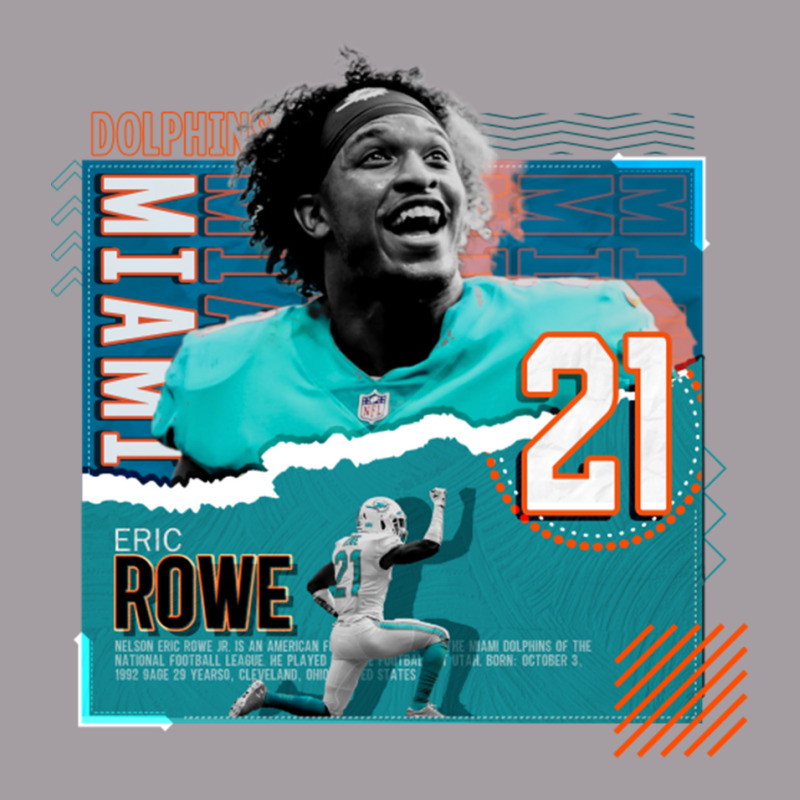 Eric Rowe Football Paper Poster Dolphins Seamless Cap by JemmaLyna | Artistshot