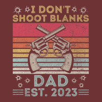 Funny New Dad Father's Day I Don't Shoot Blanks Est. 2023 Seamless Cap | Artistshot