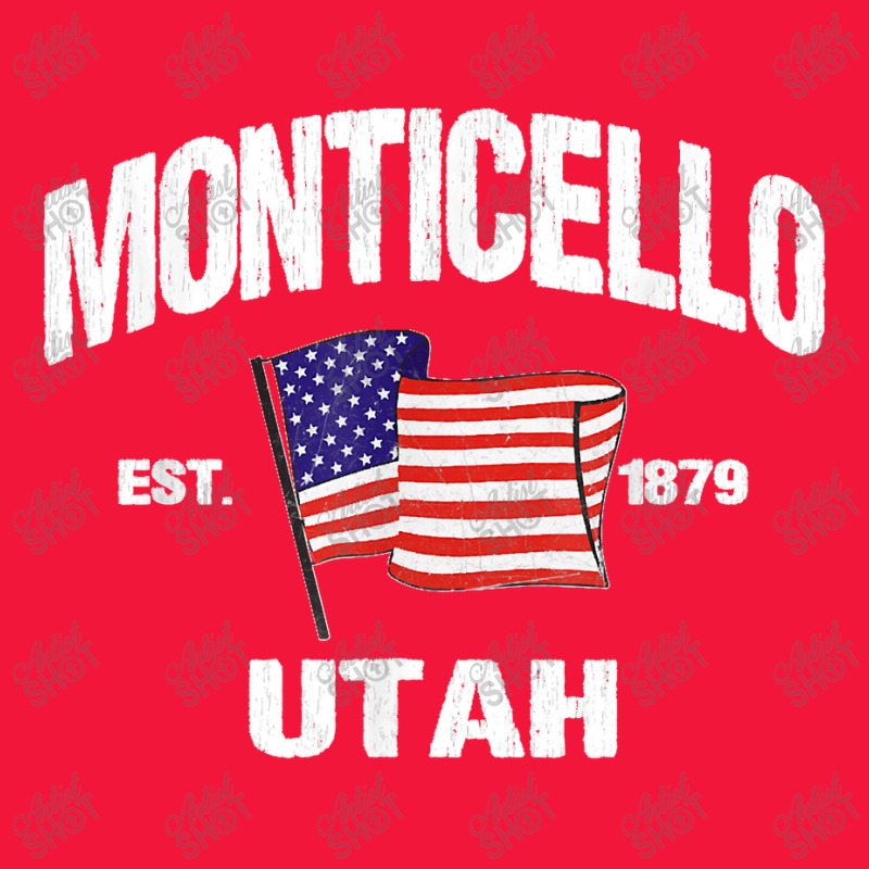 Monticello Utah Ut Usa Stars & Stripes Vintage Style Seamless Cap by JOHNDTROUTMAN | Artistshot