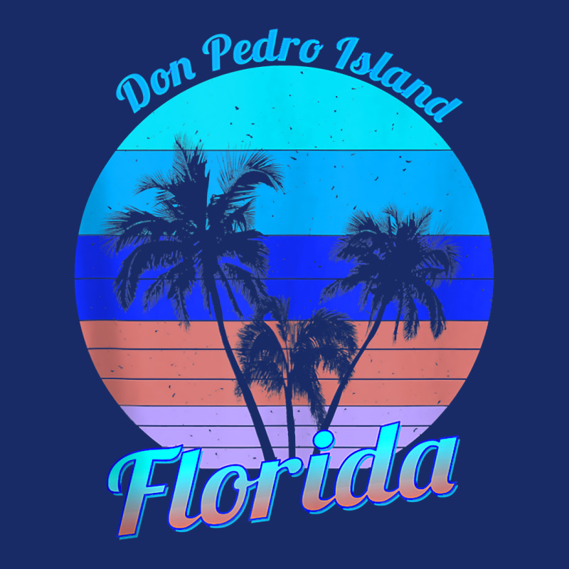 Don Pedro Island Florida Retro Tropical Palm Trees Vacation Tank Top 5 panel snapback cap by cm-arts | Artistshot