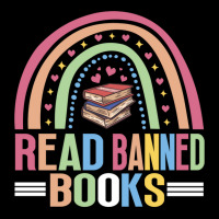 Retro Read Banned Books Rainbow Book Reading Nerd Long Sleeve T Shirt 5 Panel Snapback Cap | Artistshot