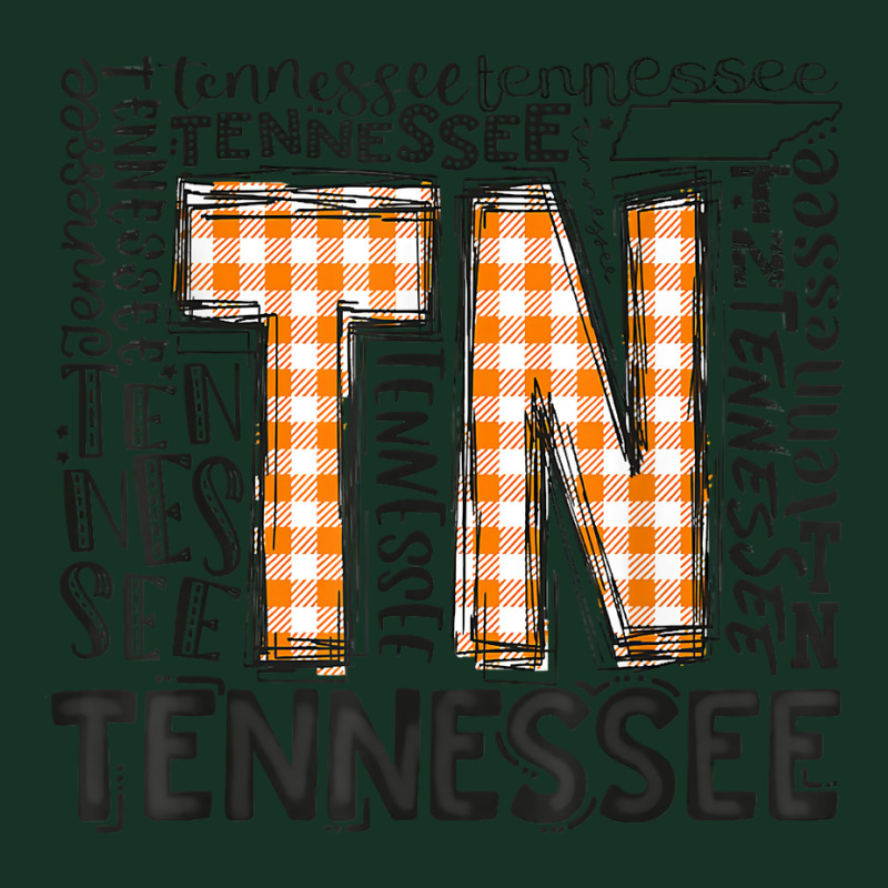 Tennessee State Flag Orange Plaid Tn T Shirt Pa Trucker Cap by cm-arts | Artistshot