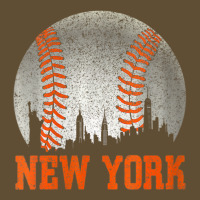 Womens New York Ny Skyline Baseball Vintage Met At Gameday V-neck Seamless Cap | Artistshot