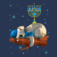 Sleeping Sloth Menorah Hanukkah Chanukah Animal Jewish Men Denim Jacket | Artistshot