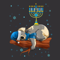 Sleeping Sloth Menorah Hanukkah Chanukah Animal Jewish Vintage Hoodie | Artistshot