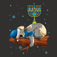 Sleeping Sloth Menorah Hanukkah Chanukah Animal Jewish Champion Hoodie | Artistshot