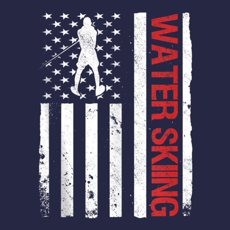 Water Skiing Usa American Flag Funny Waterski Tank Top Pa Trucker Cap by cm-arts | Artistshot