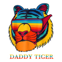 Daddy Tiger Sunglasses Vintage Colorful Tiger Lovers T Shirt Sticker | Artistshot