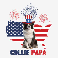 Collie Papa American Flag 4th Of July Socks | Artistshot