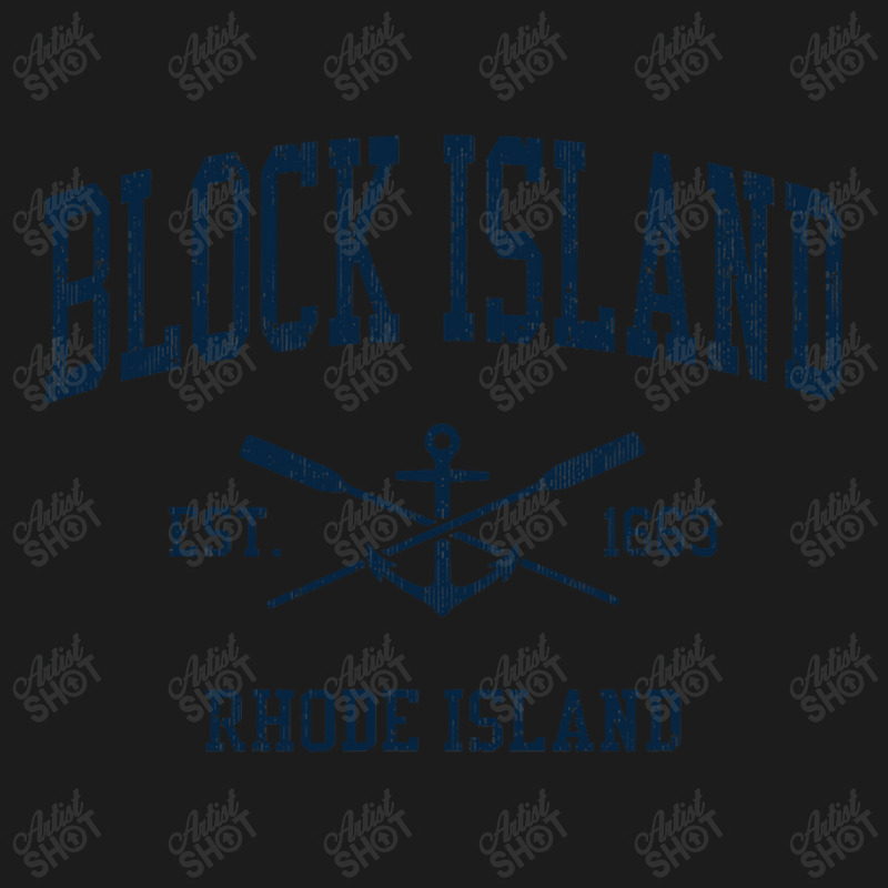 Block Island Ri Vintage Navy Crossed Oars & Boat Anchor Nike Dri-FIT Cap by CUSER3772 | Artistshot