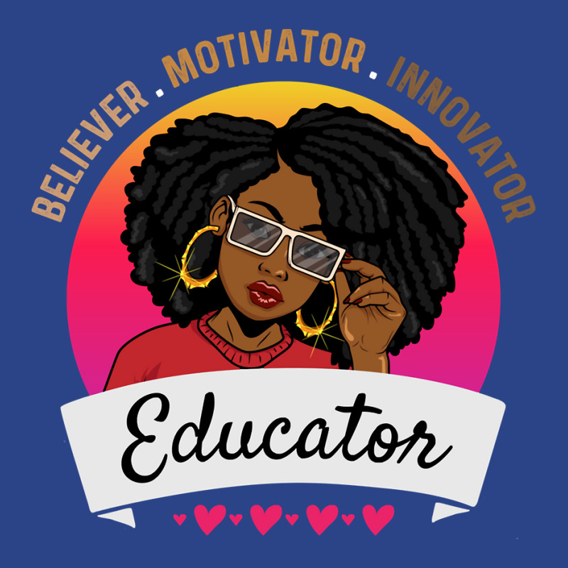 Believer Motivator Innovator Educator Melanin Black Teacher Long Sleev Nike Dri-FIT Cap by cm-arts | Artistshot