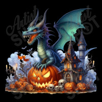 The Haunted Dragon's Ghostly Flight Cropped Sweater | Artistshot