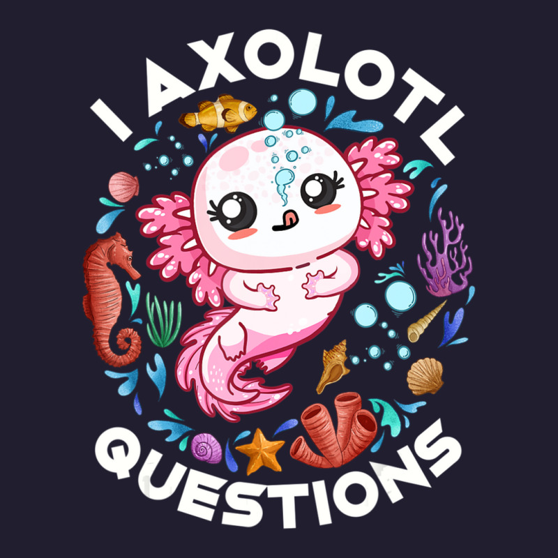 Limited Edition I Axolotl Questions Funny Saying Axolotl Lover Girls K Seamless Cap by behindcedar22 | Artistshot