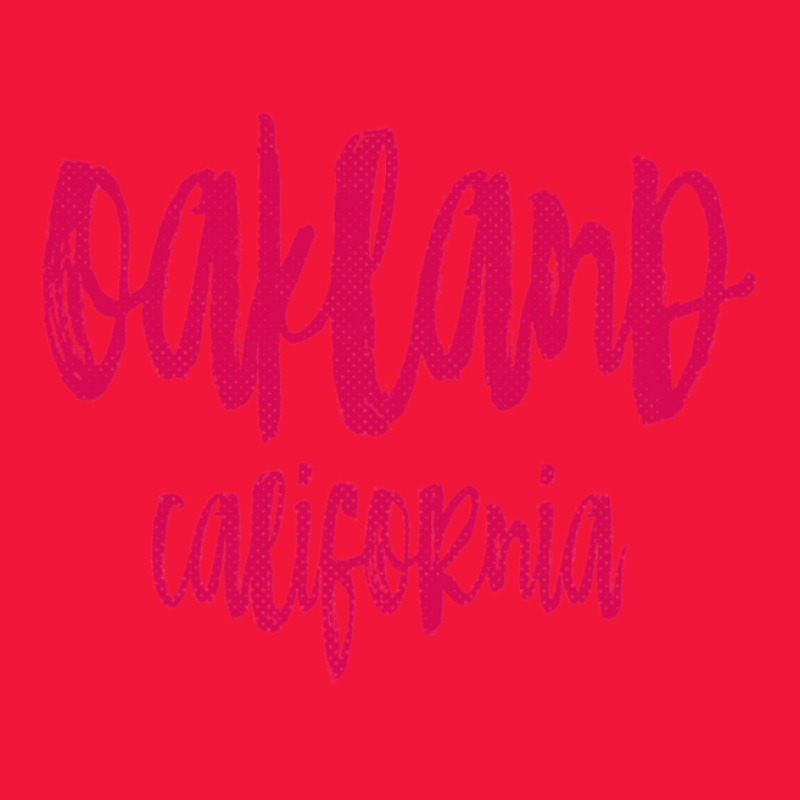 Oakland California Ca State Paint Brush Retro Redpink College Typograp Seamless Cap by CherylBrandy | Artistshot