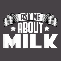 Funny Ask Me About Milk   Milk Lover T Shirt 5 Panel Snapback Cap | Artistshot