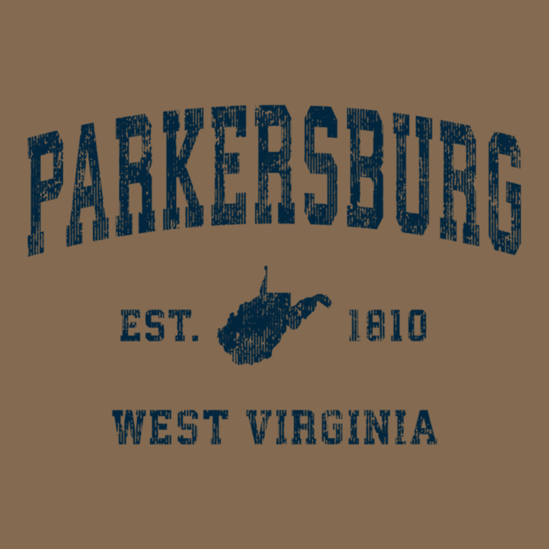 Parkersburg West Virginia Wv Vintage Sports Navy Print Sweatshirt Pa Trucker Cap by cm-arts | Artistshot