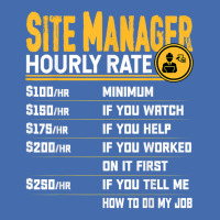 Site Manager Hourly Rate   Funny Site Director T Shirt Fashion Visor | Artistshot