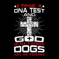 I Took A Dna Test And God Is My Father Dogs Are My Friends Fleece Short | Artistshot