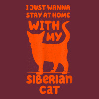 Stay Home With My Siberian Cat Funny Cat Mom Humor Cat Dad T Shirt Nike Dri-fit Cap | Artistshot