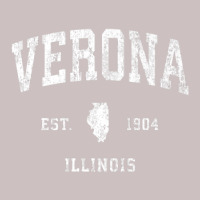 Verona Illinois Il Vintage Athletic Sports Design Retro Trucker Cap | Artistshot