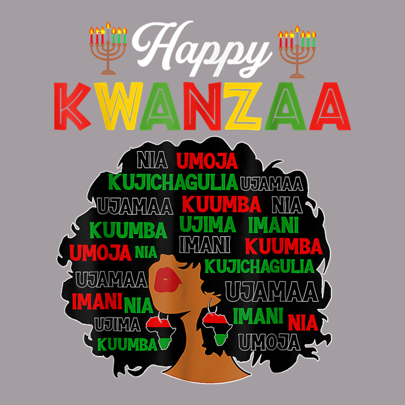 Happy Kwanzaa Decorations African American Seven Principles T Shirt Seamless Cap by dorman | Artistshot