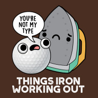 Things Iron Working Out Cute Golf Pun Yupoong Trucker Cap | Artistshot