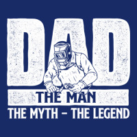 Dad Man Myth Legend   Welder Iron Worker Metalworking Weld Long Sleeve 5 Panel Snapback Cap | Artistshot