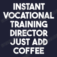 Instant Vocational Training Director Just Add Coffee 5 Panel Snapback Cap | Artistshot