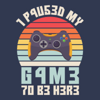 I Paused My Game To Be Here Vintage Gamer Gift Fashion Visor | Artistshot